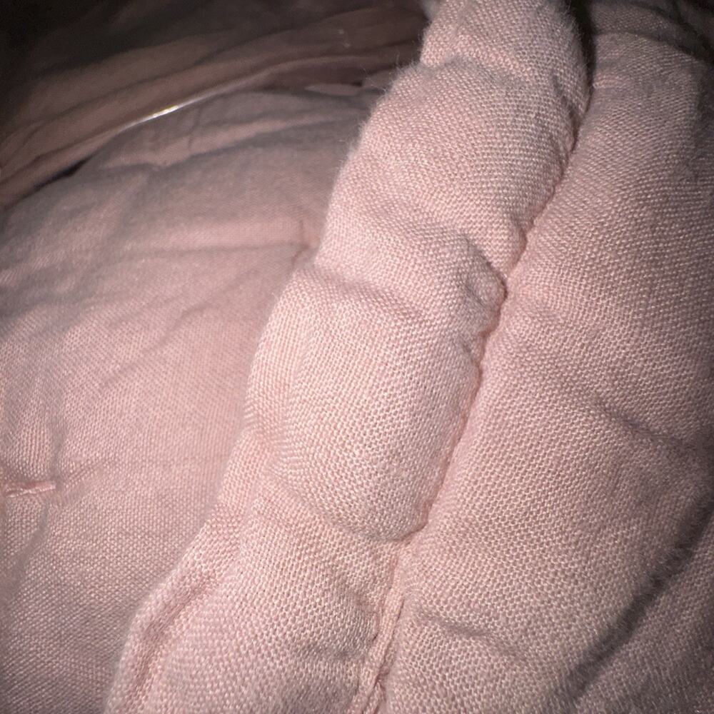 NWOT QUINCE EUROPEAN LINEN DREAM QUILT 2 SHAMS FULL / QUEEN DUSTY MAUVE MSRP 200 - Picture 7 of 7